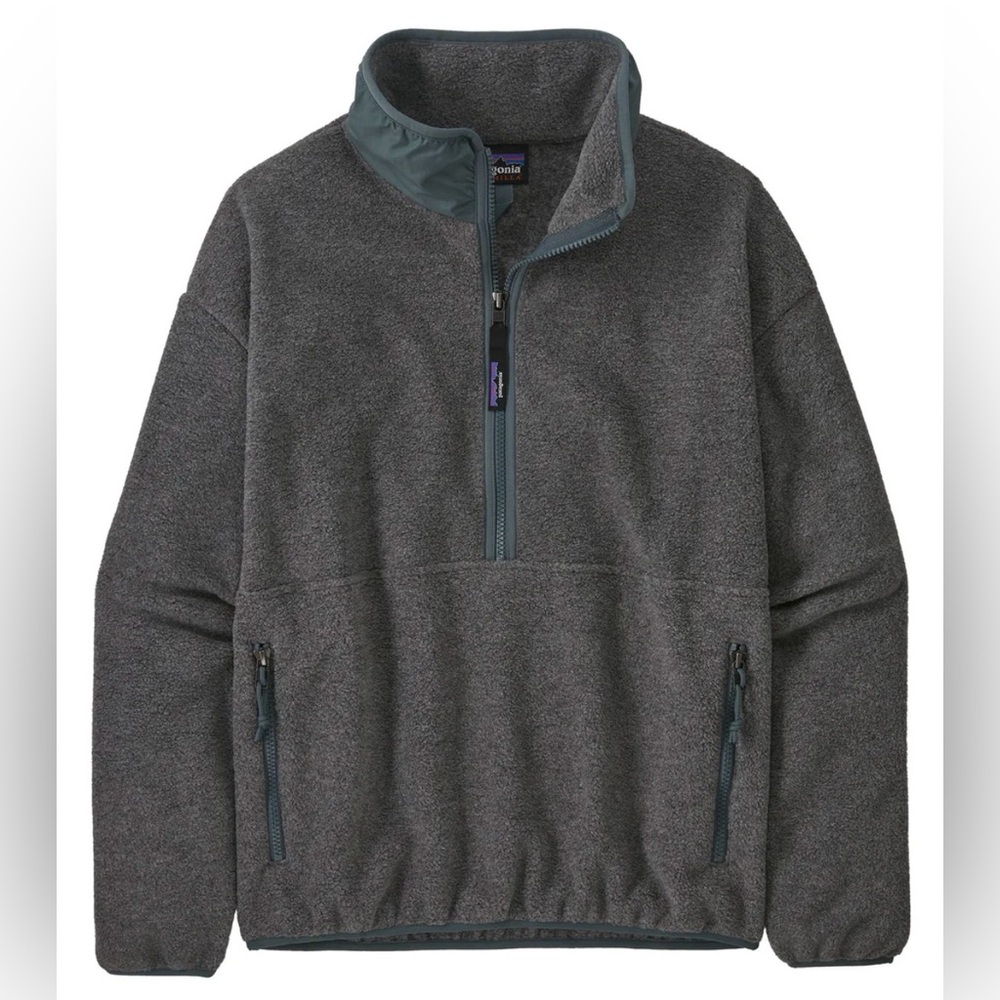 Patagonia Synchilla Marsupial Fleece - Women’s Nickel/Nouveau Green - Size L